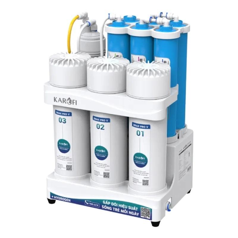 Máy Lọc Nước Để Gầm Karofi KAQ-U03 Pro, Lõi RO Purifim Mỹ - 10 Lõi Lọc Bù Khoáng Hydrogen, Hàng Chính Hãng
