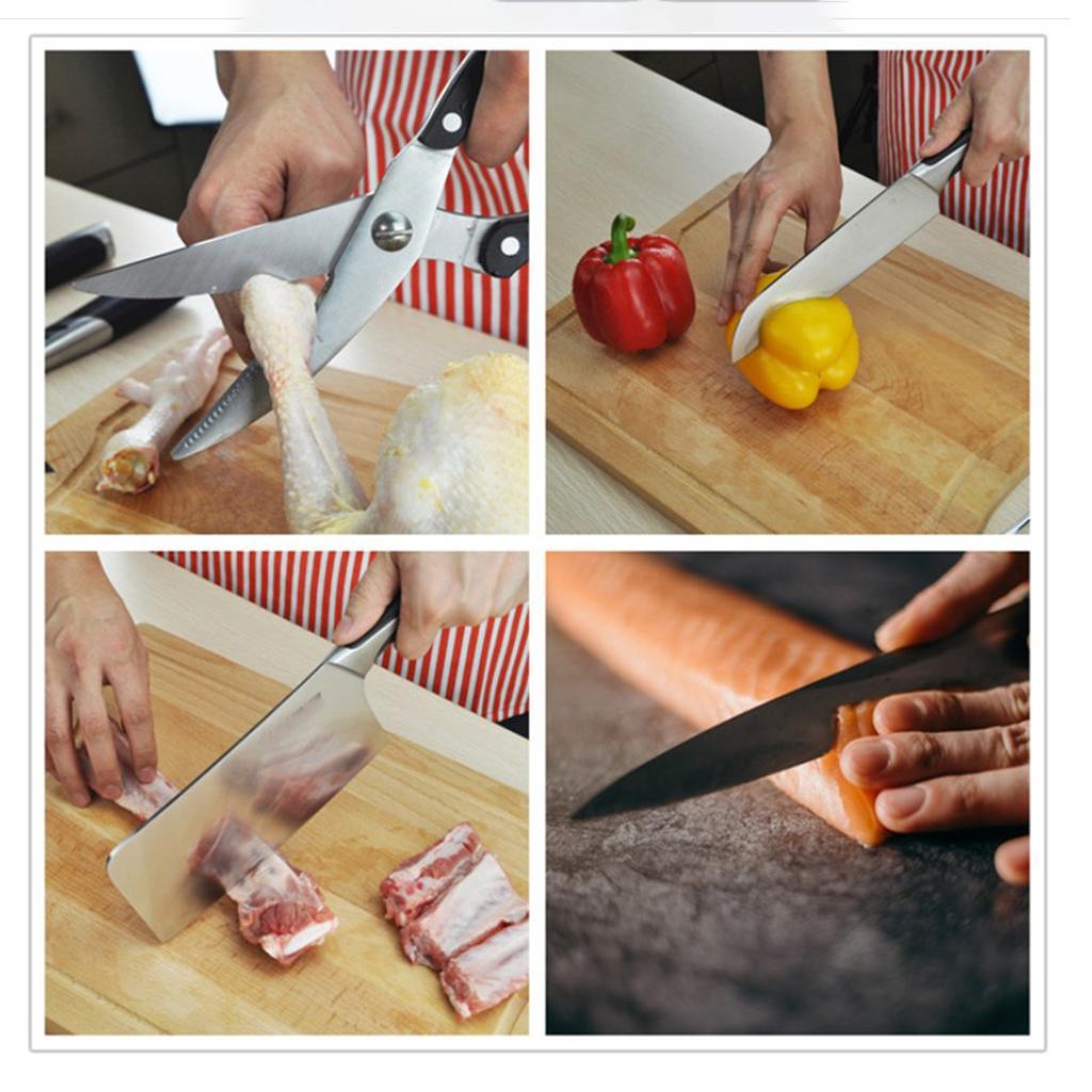 Kitchen Knife Sharpener Adjustable Scissor Knife Sharpening Tool Black Red