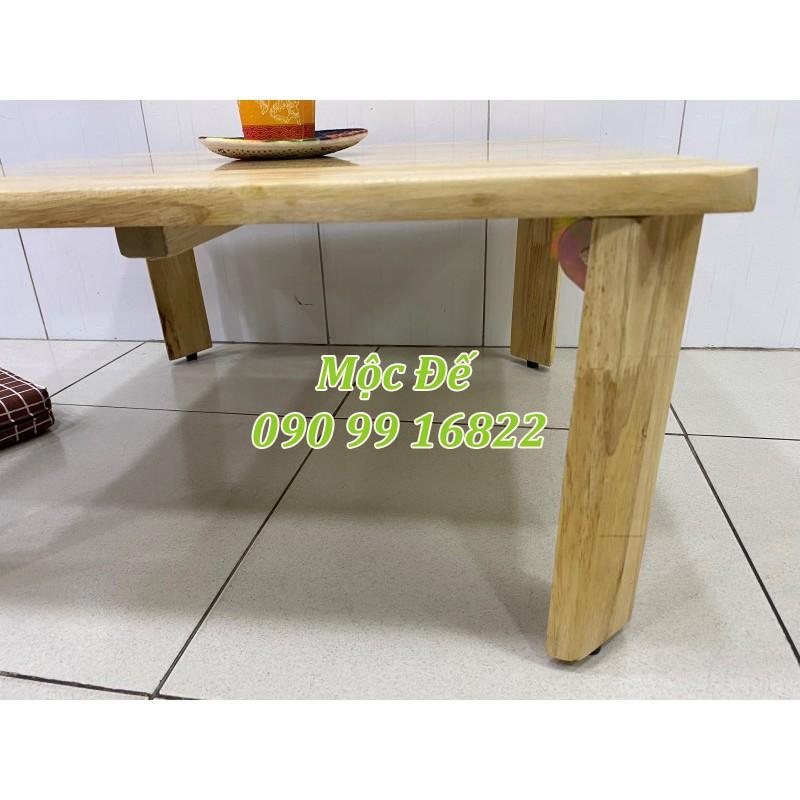 Bàn Ngồi Bệt Kiểu Nhật Size 100x50cm Cao Cấp Chân Gỗ Gấp Gọn Chắc Chắn