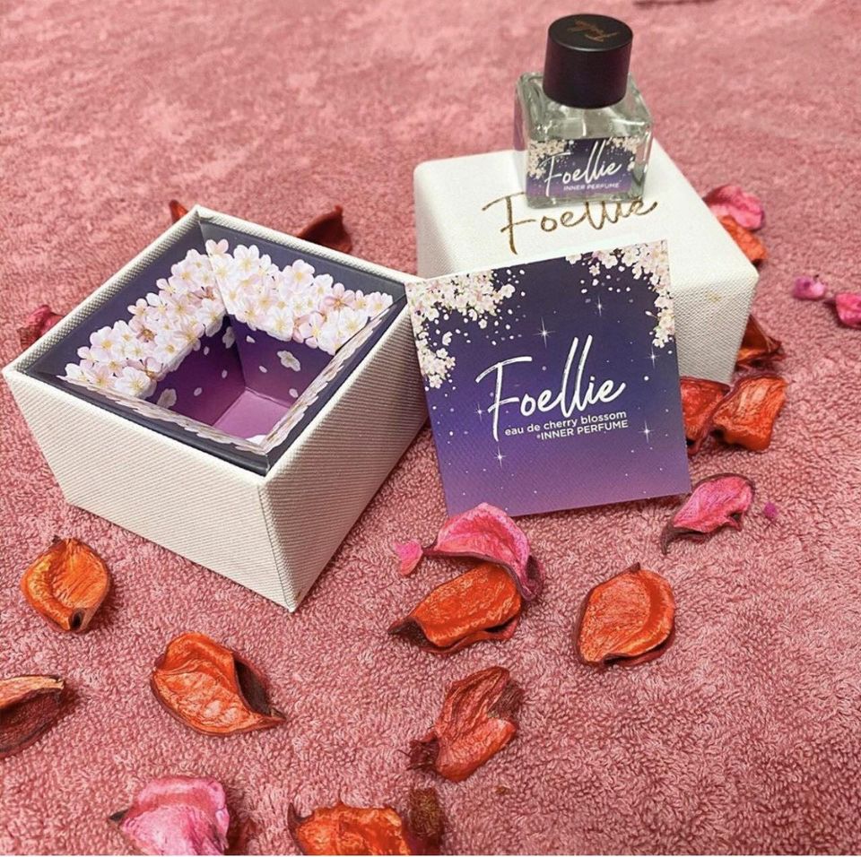 Nước Hoa Bím Hương Đào Ngọt Ngào Foellie Eau De Innerb Perfume 5ml - Cherry Blossom 5ml