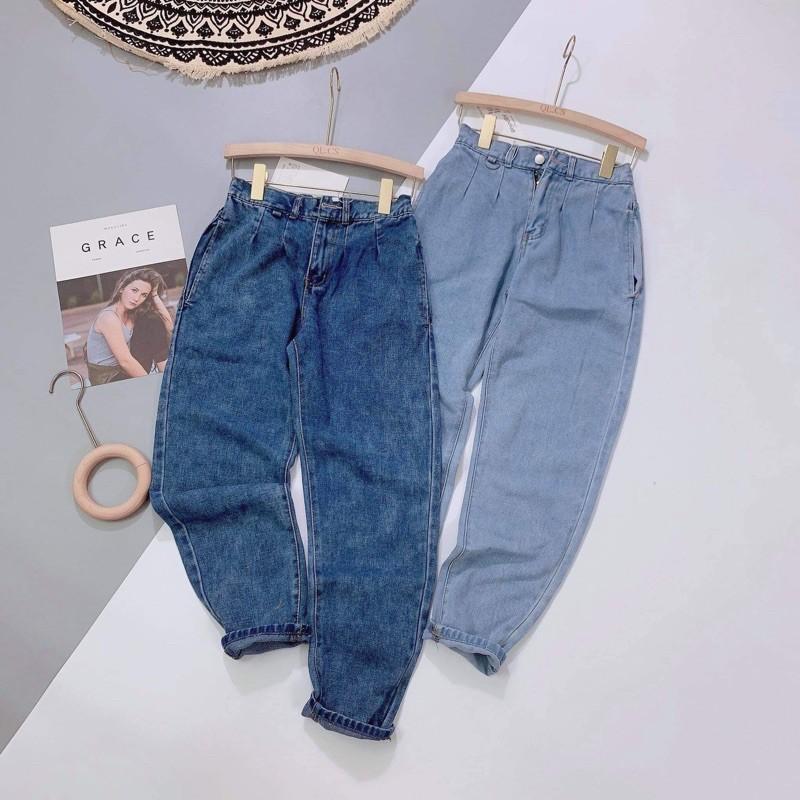 Quần jean baggy xanh đậm - nhạt sale sốc