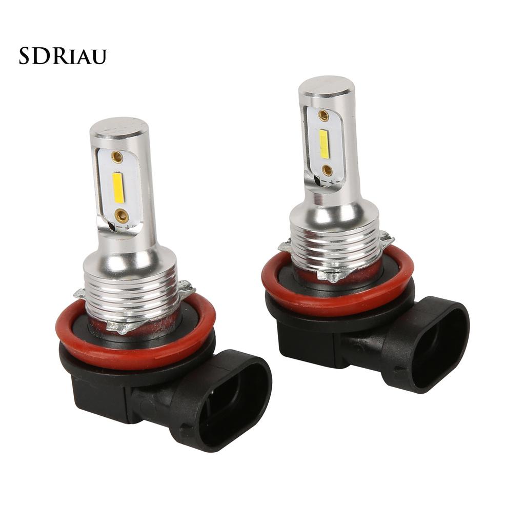 2 Đèn Pha H8 / H11 30w Ip67 Cho Xe Hơi