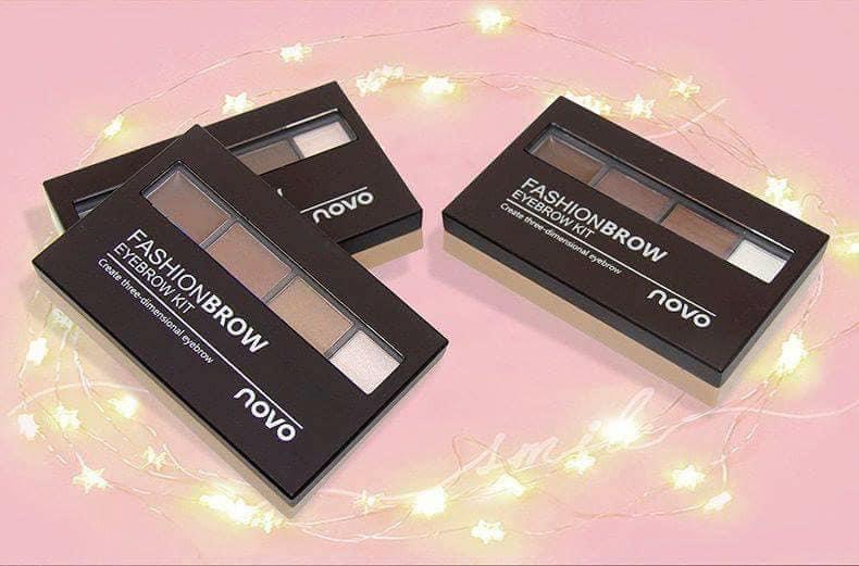 phấn bột đánh chân mày NOVO  FASHIONBROW 4 ô NO.5181 SỐ 1 ( không xuất hóa đơn đỏ )