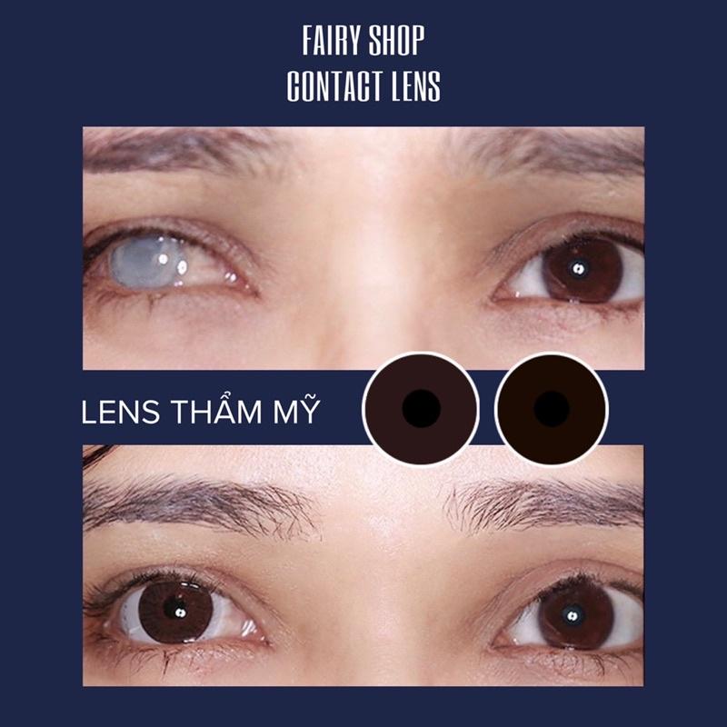Lens Thẩm Mỹ Kính Áp Tròng Che Khuyết Điểm Cho Mắt Hỏng, Cườm, Đục Thuỷ Tinh Thể, Kéo Mây - FAIRY SHOP CONTACT LENS