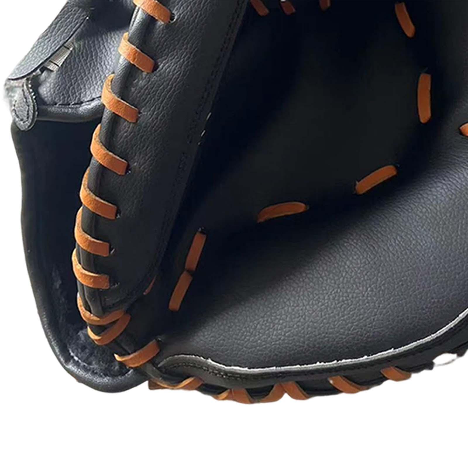 PU Leather Baseball Glove Infield Outfield Gloves Durable Catcher Baseball Softball Fielding Glove Sports Batting Gloves for Youth Adult Training