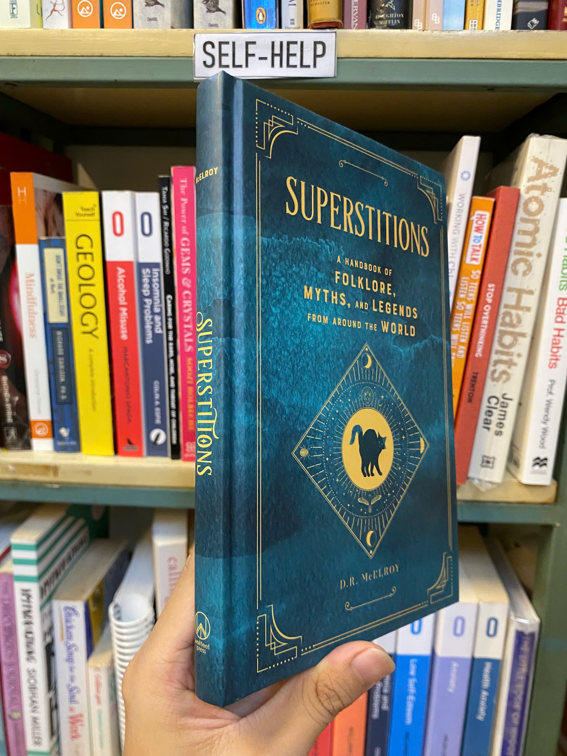 Sách - SUPERSTITIONS: Handbook of Folklore, Myths and Legends From Around The World by D.R. McElroy