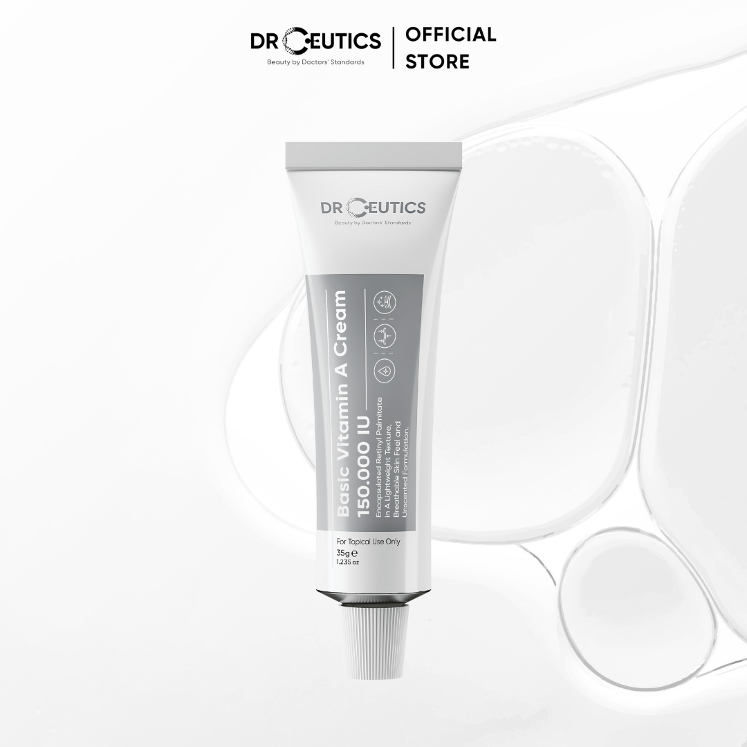 DRCEUTICS Kem Dưỡng Trẻ Hóa và Căng Mịn Da Basic Vitamin A Cream 150.000 IU