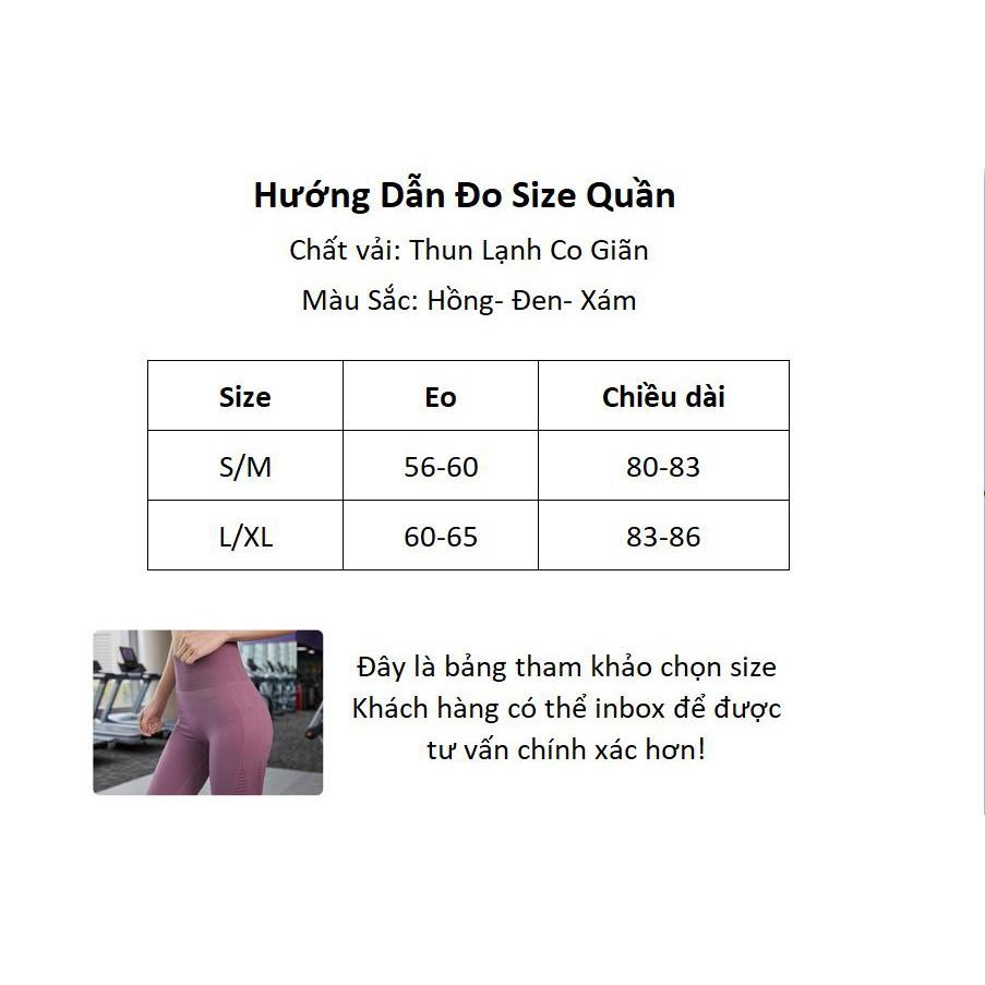 Quần Gym Nữ, Legging Cạp Cao Siêu Nâng Mông Tập Gym, Yoga