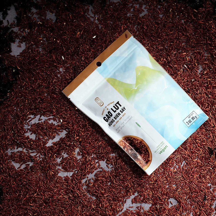 Gạo Lứt Hoa Sen Rong Biển 85g