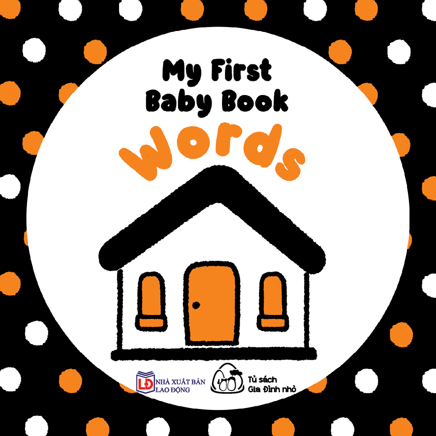 Sách Vải My First Baby Book ( 4 cuốn) - Tặng Decal kích thích thị giác 1 set