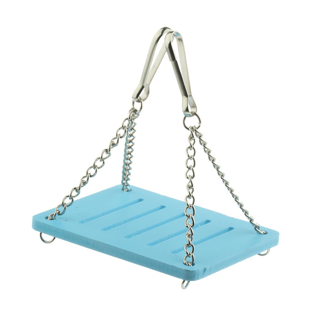 Pet Wood Molar Toy - Chain Swing Hamster Squirrel Wood Hanging Cage