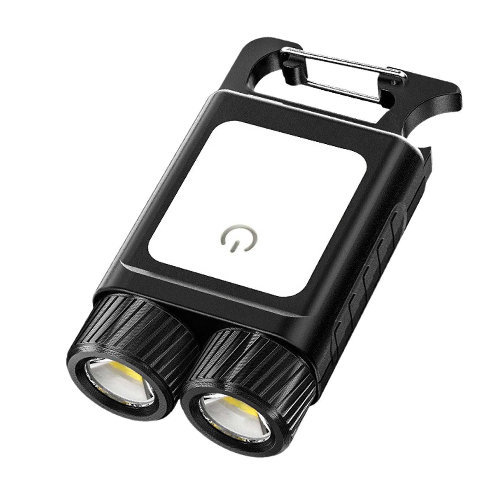 Keychain Light Compact Bright Handheld Mini 6 Light Mode Keychain Work Light