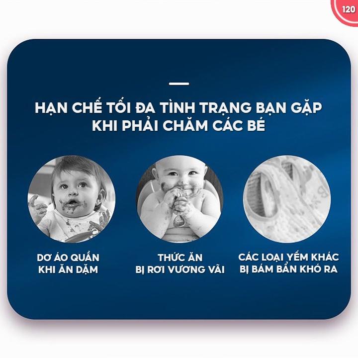 Yếm Ăn Chống Nước Cho Bé Yếm Choàng Cổ Có Máng Nhiều Mẫu Mã Chọn Lựa 120