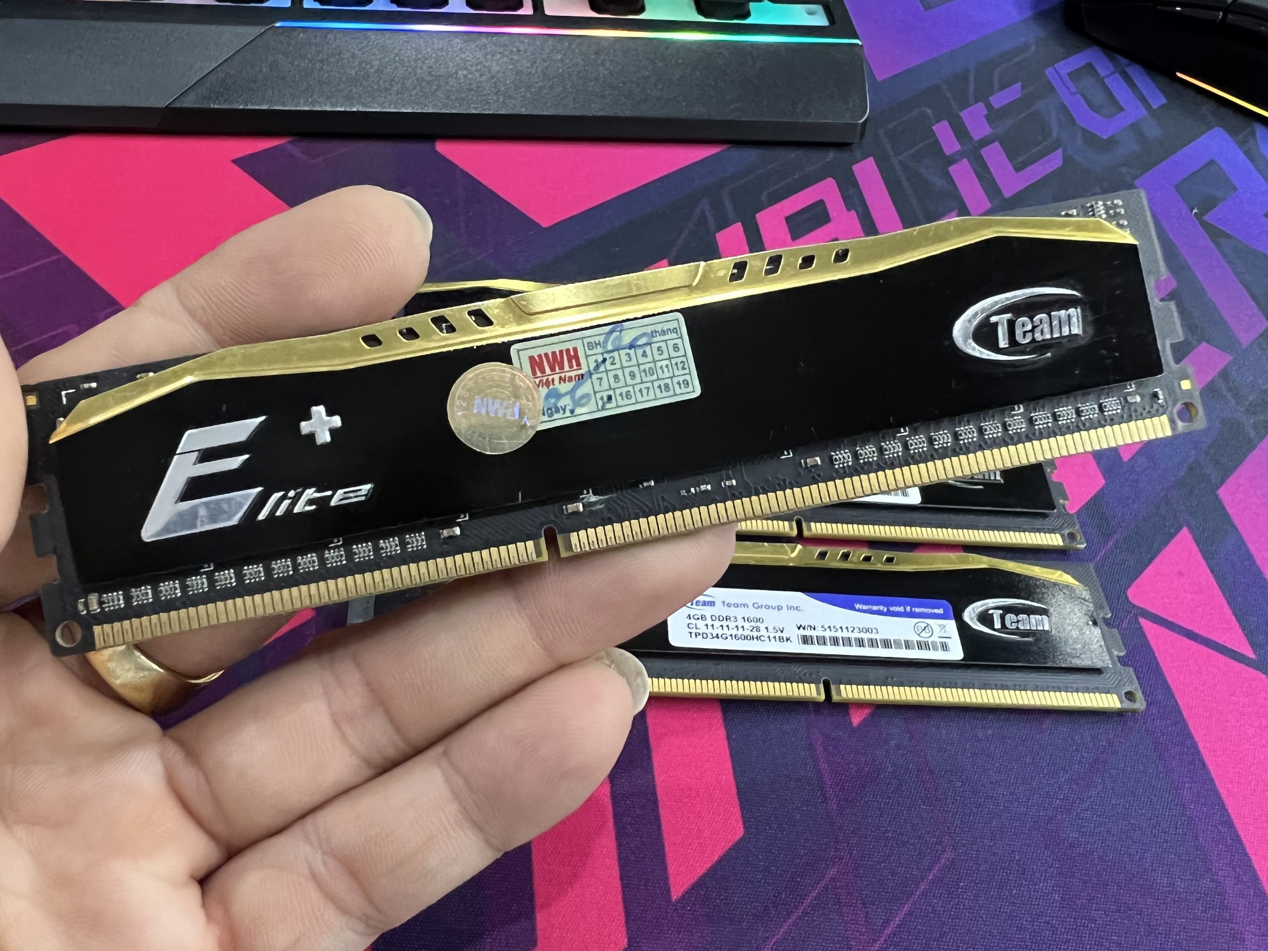 Ram Team Group Elite 4GB DDR3-1600MHz - Hàng chính hãng