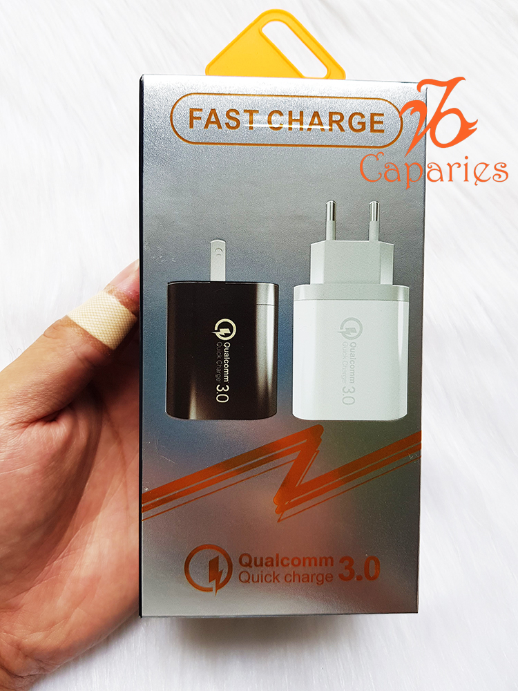 Củ Sạc 3 USB 18W Nhanh Quick Charge 3.0 - Chính Hãng CAPARIES VIỆT NAM