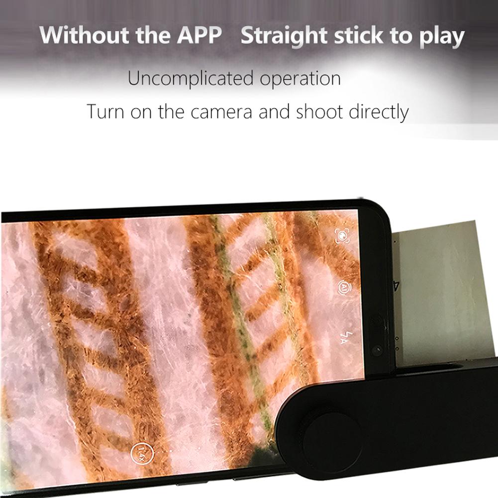 400X Microscope for Phone Lens Monocular Mobile Phone Camera Lens High Magnification External Universal Microscope Lens