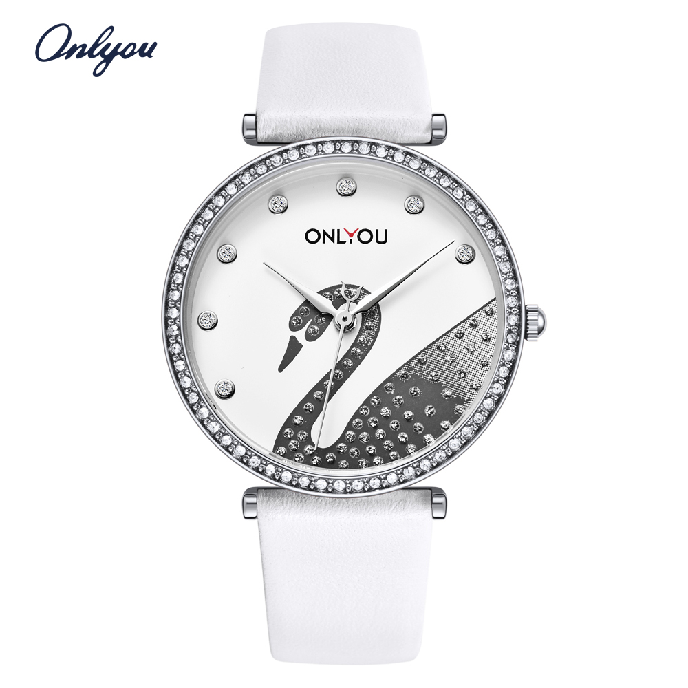 Đồng hồ Onlyou Nữ 81162LD Dây Da 32mm