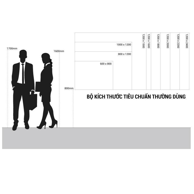 Bảng ghim bần khung gỗ tự nhiên 90 x 120 cm - Tiêu chuẩn xuất khẩu Mỹ