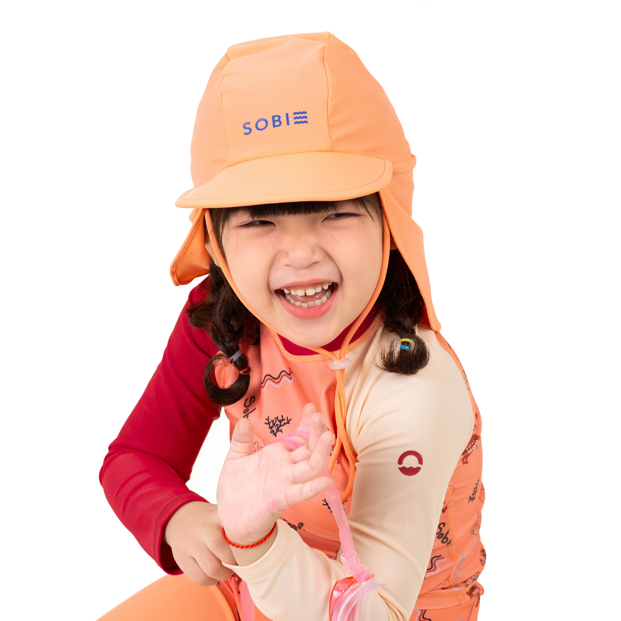 Nón chống nắng trẻ em Orange Sunset SOBIE