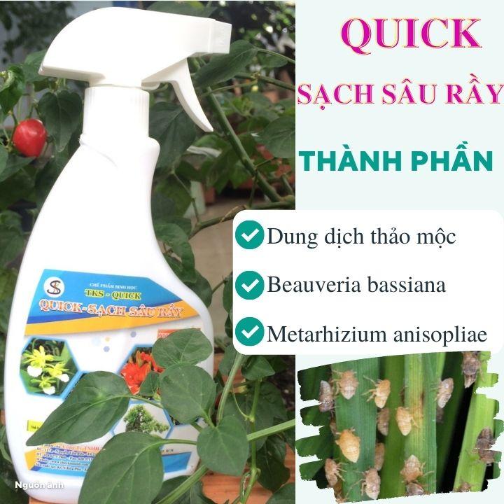 Chế Phẩm Sinh Học Trị Bọ Trĩ, Rệp Sáp, Nhện Đỏ, Rầy, Sâu Cho Hoa Hồng, Cây Cảnh - Đã Pha Sẵn, Xịt Trực Tiếp, An Toàn