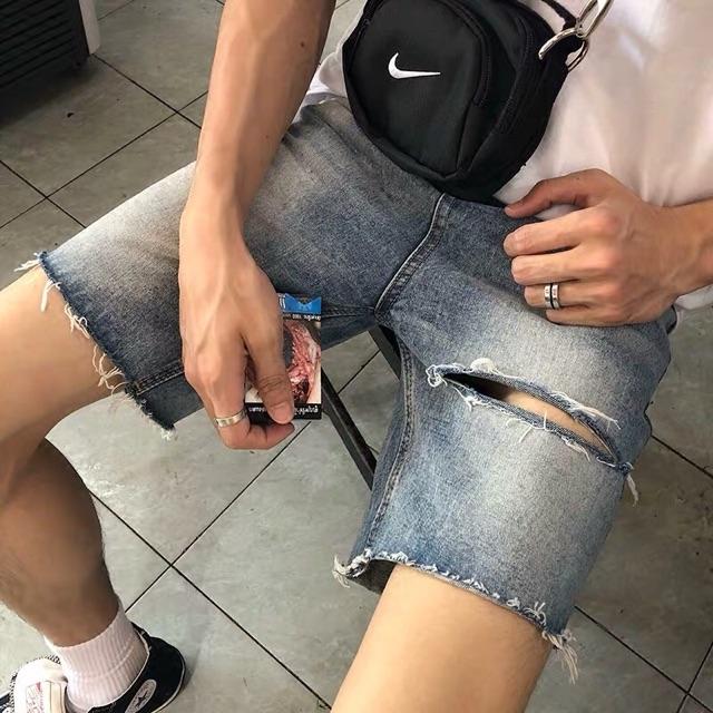 Quần Short Jean Rách