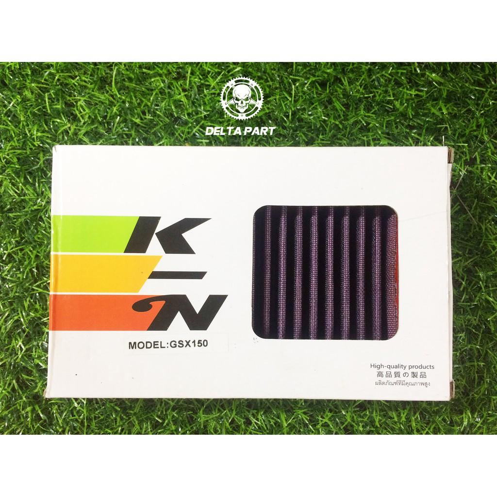 Lọc gió dành cho xe gsx 150 độ K&N có nhận lắp