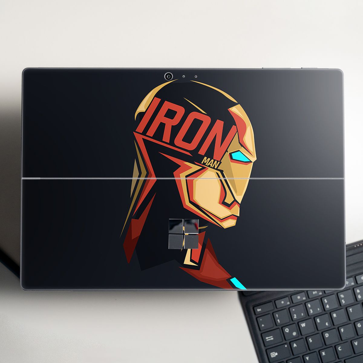 Skin dán hình iron man - Avenger - avgl102 cho Surface Go, Pro 2, Pro 3, Pro 4, Pro 5, Pro 6, Pro 7, Pro X