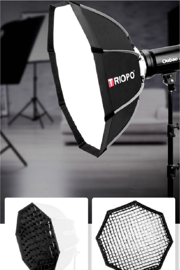 LƯỚI TỔ ONG CHO SOFTBOX BÁT GIÁC TRIOPO KS55 HÀNG CHÍNH HÃNG