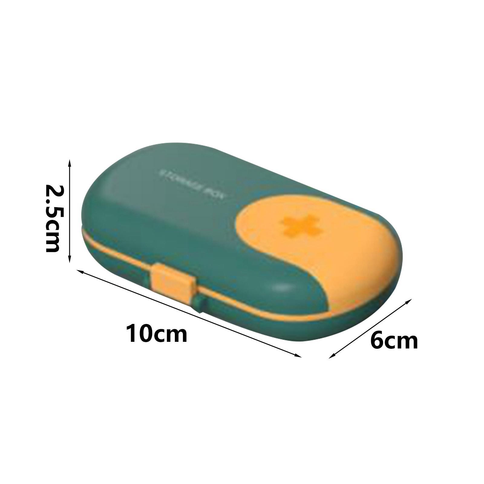 Travel Pill Organizer Moisture Proof Holder for Purse Travel Purse Pocket