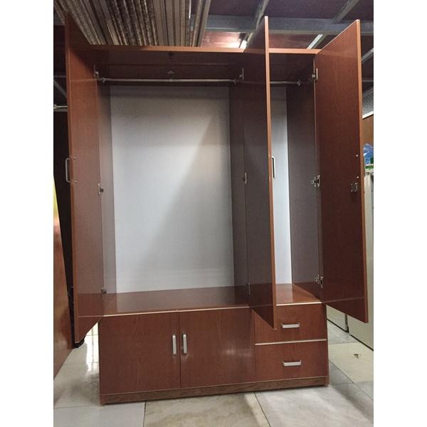 Tủ nhựa đài loan vân gỗ đỏ