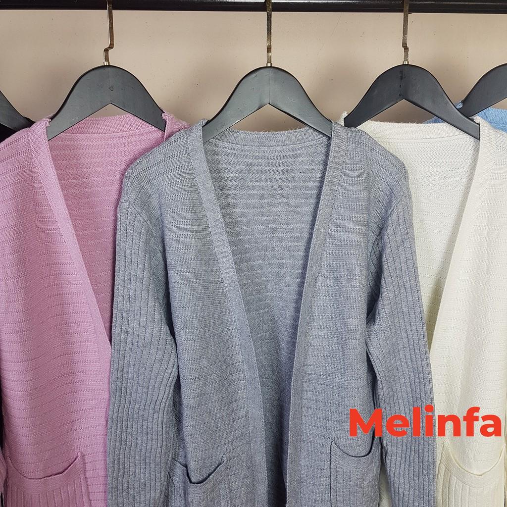 Áo len cardigan nữ, áo khoác len cardigan dáng dài sẻ tà kiểu dáng basic chất len mềm mịn co giãn thoải mái mã A0232