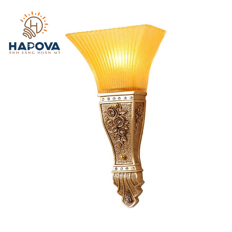 Đèn tường trang trí phòng khách HAPOVA DOMINIC 6123 - Kèm bóng led Chuyên Dụng