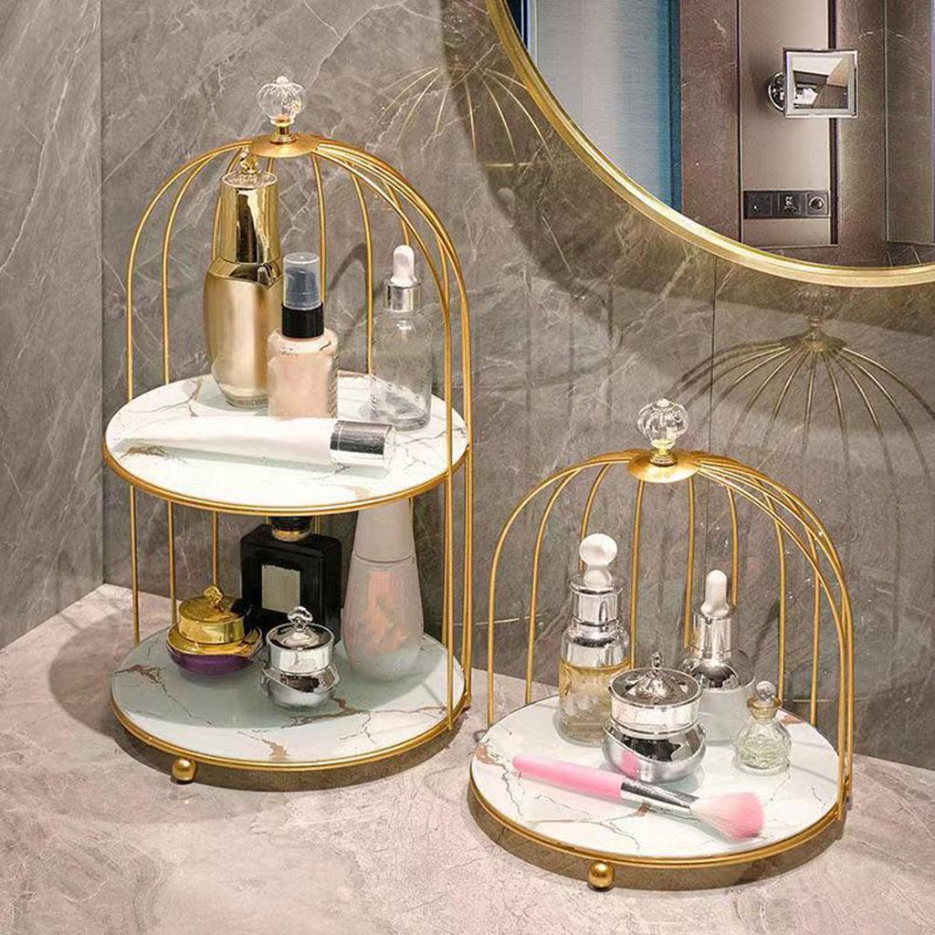 2x Perfume Rack Organizer Cake Cupcakes Serving Makeup Shelf