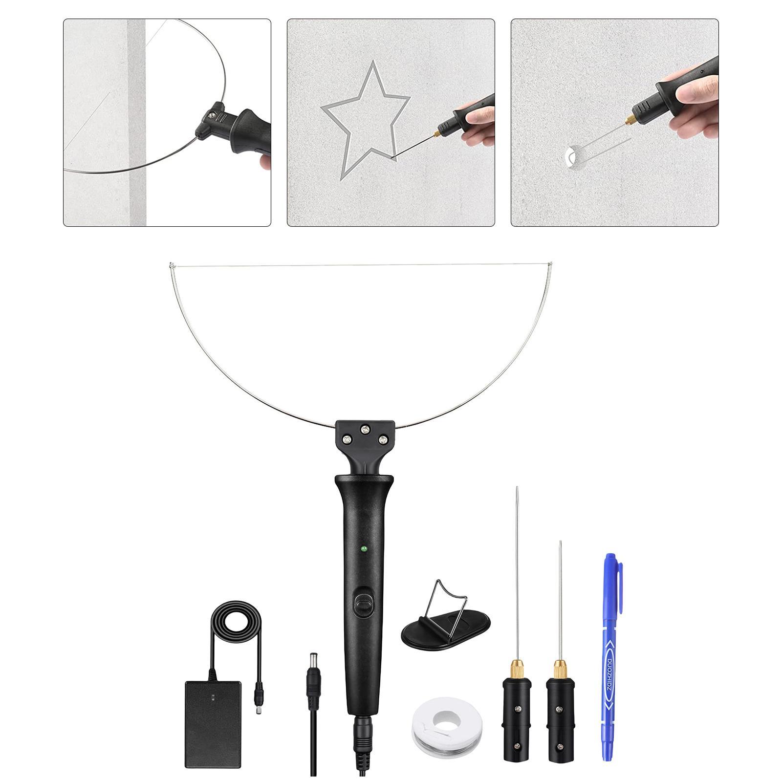 8 Pieces Set Electric Foam Cutter Pen Cutter kit Wire Foam Cutter