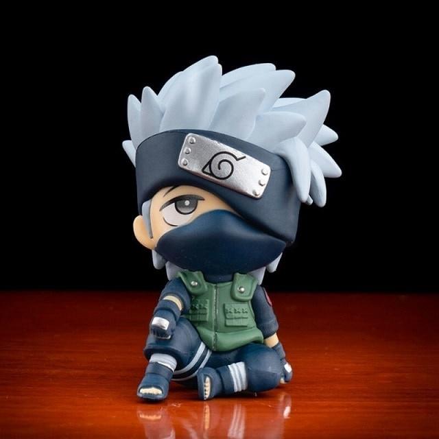 9cm Anime Naruto Figure Uzumaki Naruto Kakashi Uchiha Sasuke Itachi Cute Toys Q Figurals nendoroid Car decoration Model