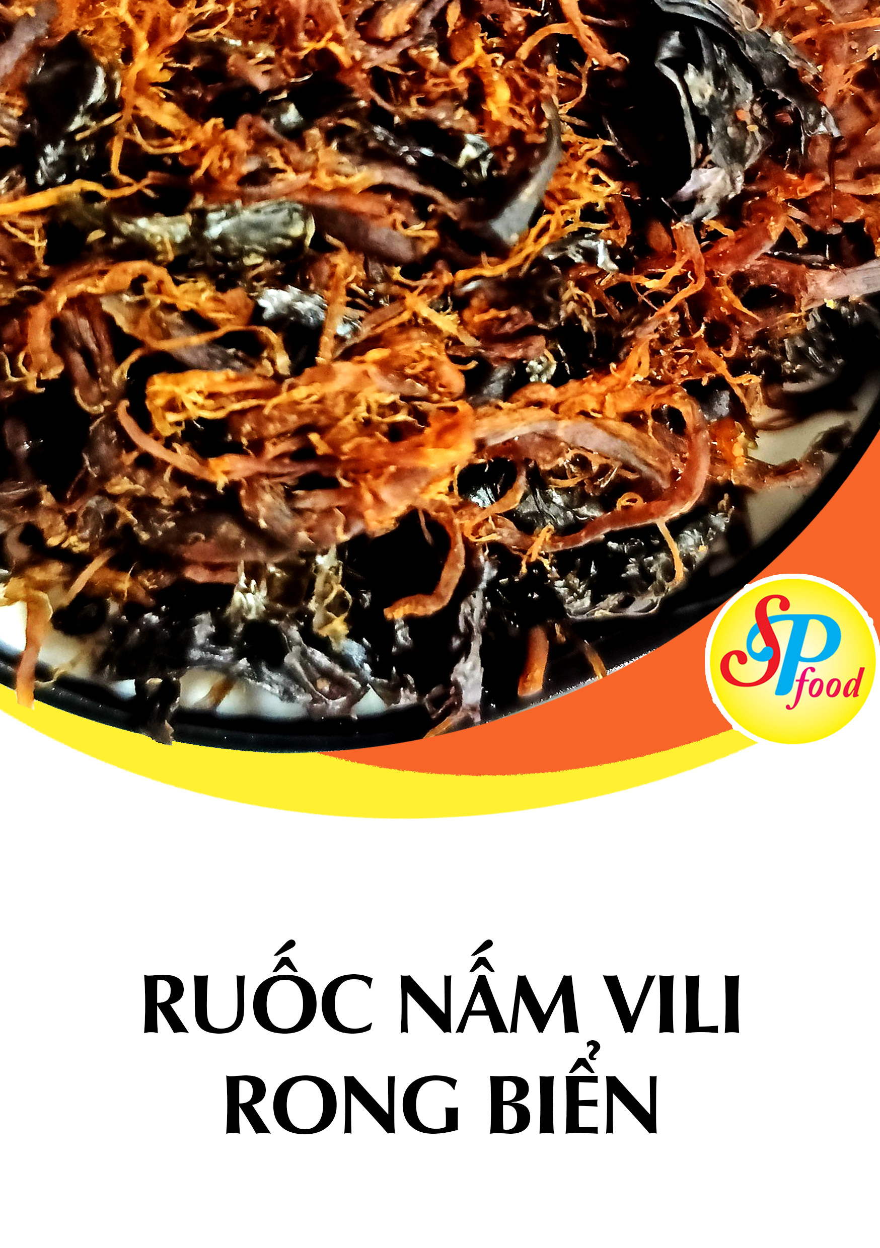 Ruốc Nấm Hương Vili - Rong Biển - Thực Phẩm Chay - Hàng xuất khẩu Nhật- 60g/lọ