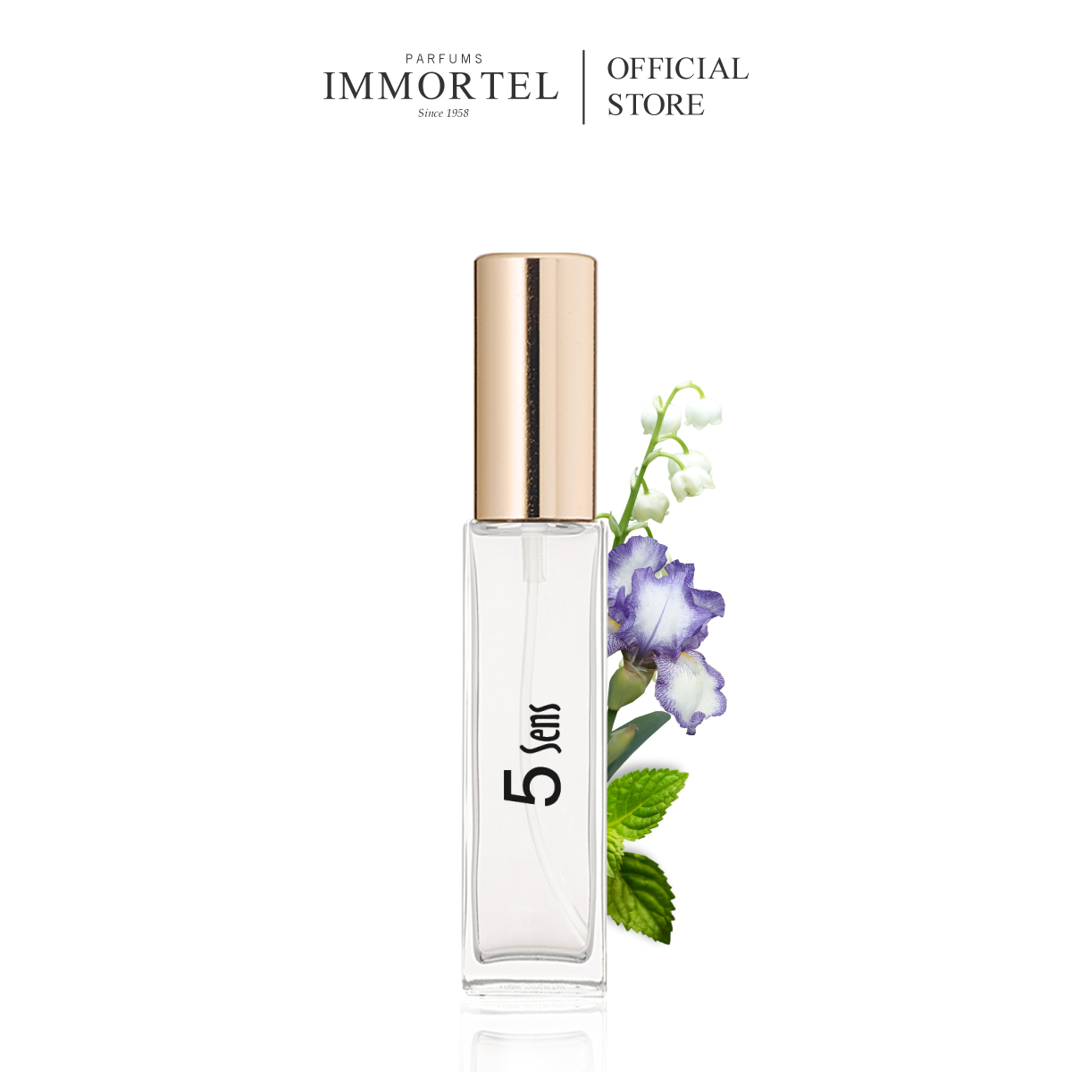 Nước hoa nữ IMMORTEL 5 Sens - 8mL EDP Chính hãng Pháp