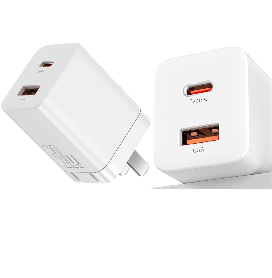 Cốc sạc 30W 2 cổng U+C chân xếp Baseus Super Si Pro CCSUPP-D01_ Hàng chính hãng