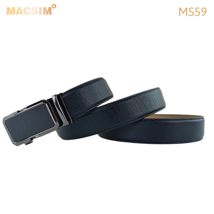 Thắt lưng nam da thật cao cấp nhãn hiệu Macsim MS59