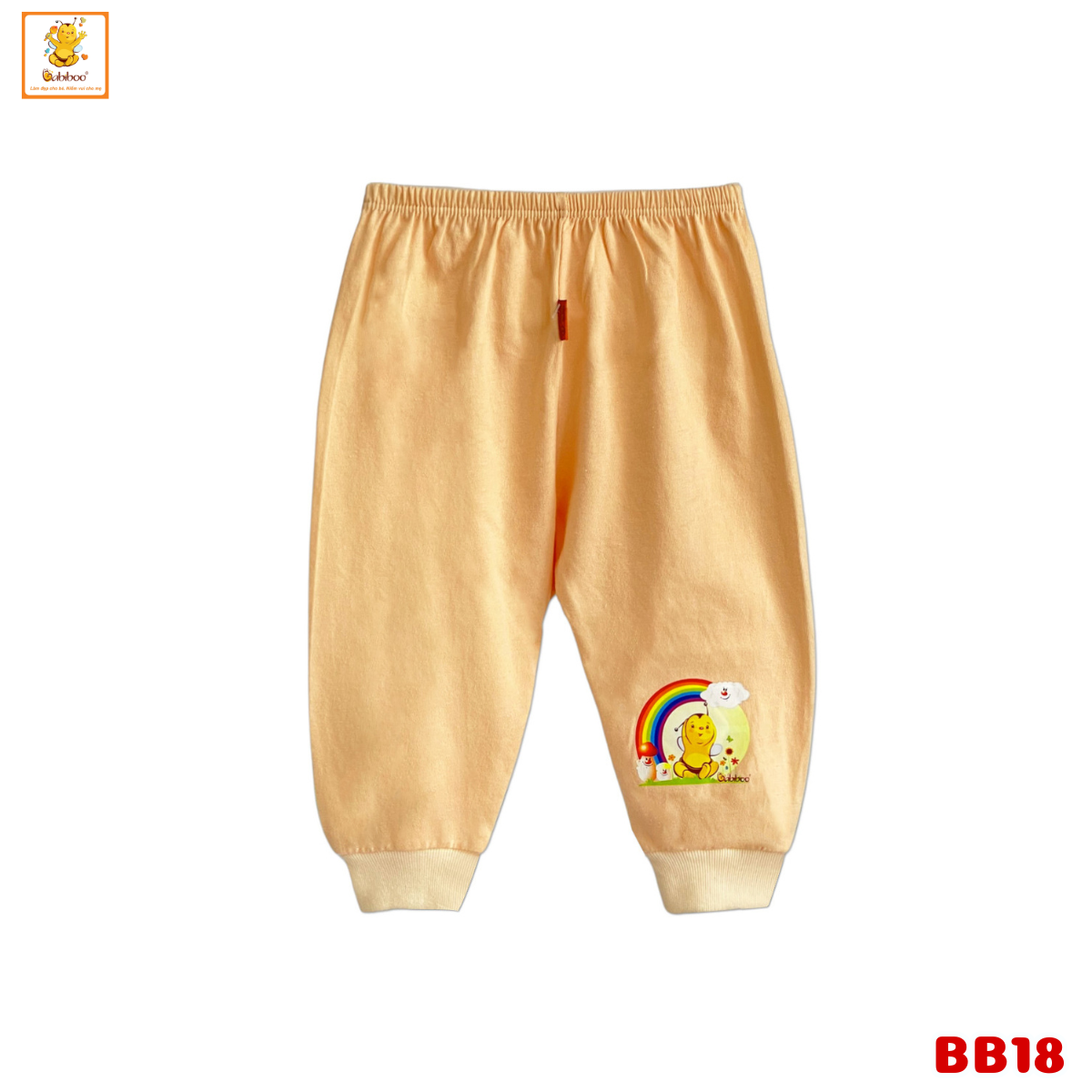 Quần dài cho bé trai, bé gái Babiboo quần cotton mềm mại , thấm hút tốt (3kg-12kg) - BB18