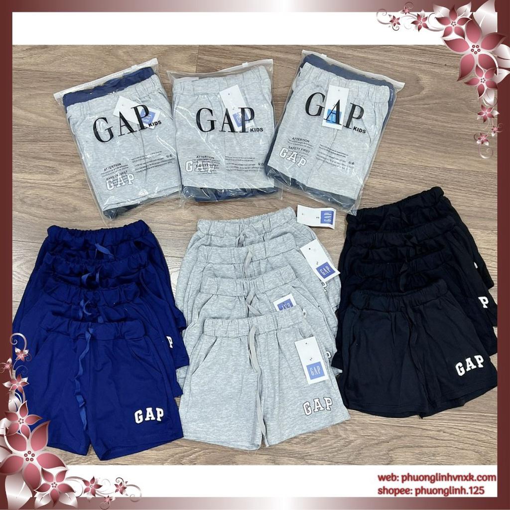 SET 3 QUẦN ĐÙI BÉ TRAI GAP ĐEN THAN GHI