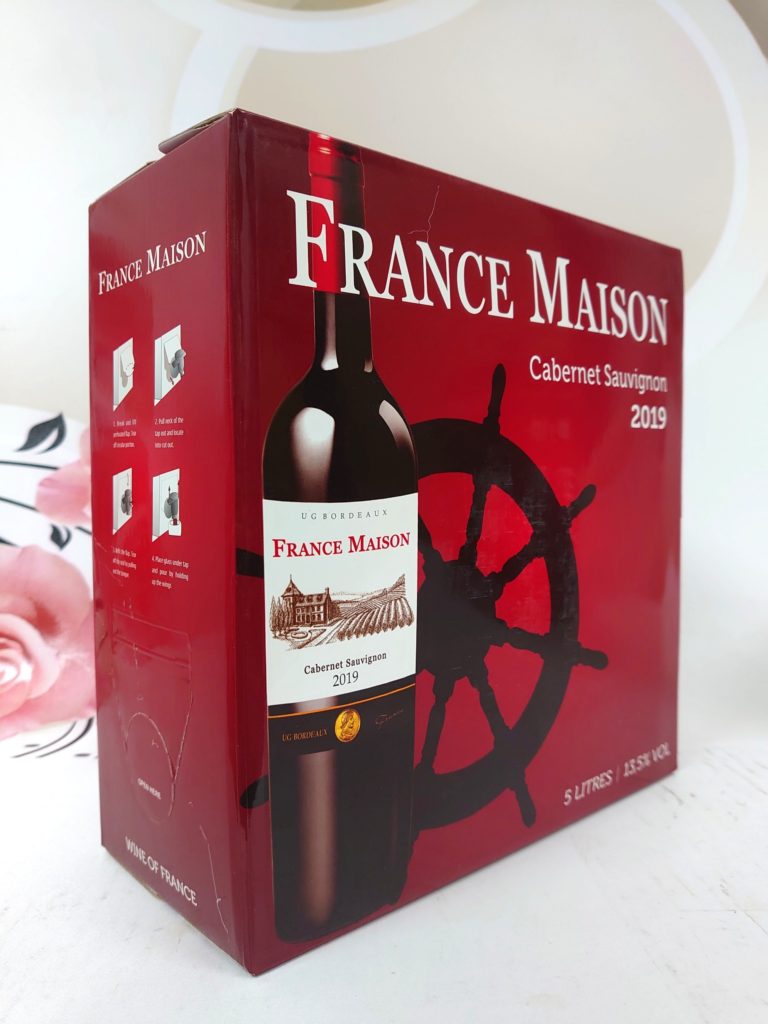 Rượu vang bịch Pháp France Maison 5 lít