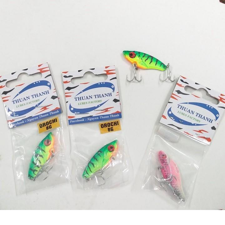 Mồi Lure Cá Sắt Orochi Lưỡi Bạc Chuyên Câu Cá (8g - 10g