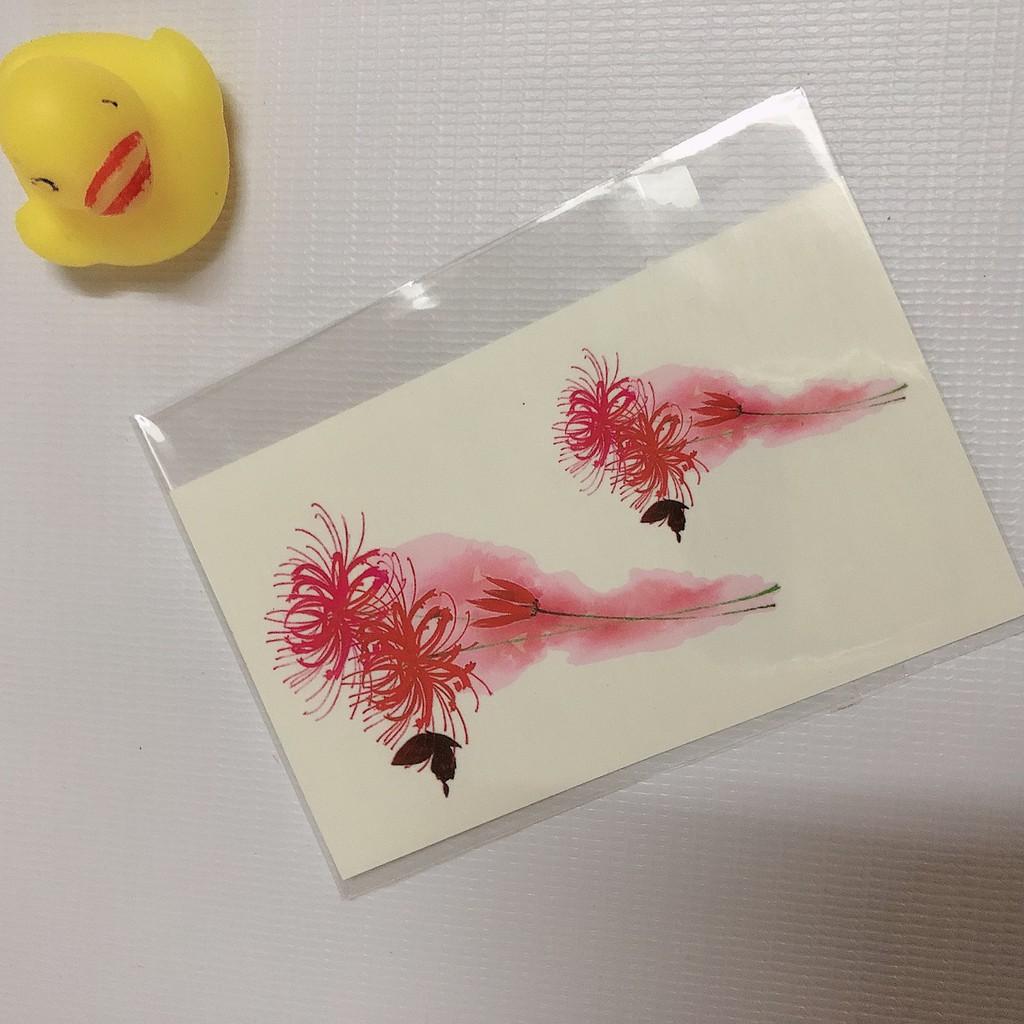 COMBO 5 TẤM HÌNH XĂM DÁN 10X6CM HOA BỈ NGẠN XINH TƯƠI - CHỌN MẪU TÙY THÍCH