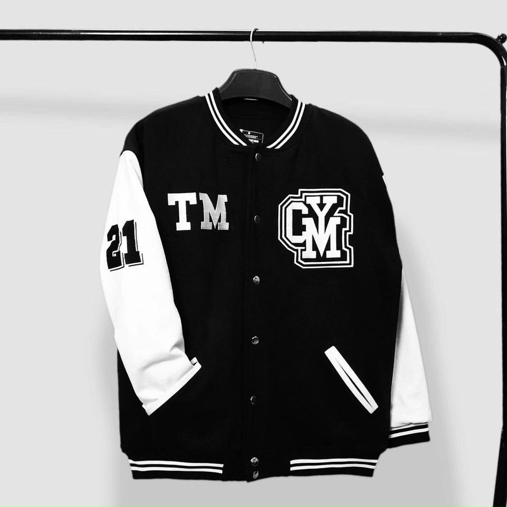 Áo khoác dù bomber nam phối số cùng chữ TM phong cách cực ngầu bao đẹp của đam mê