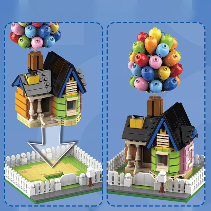 Đồ chơi Lắp ráp Ngôi Nhà Bay - DK7025 Balloon House - Xếp hình thông minh - Đồ chơi trí tuệ