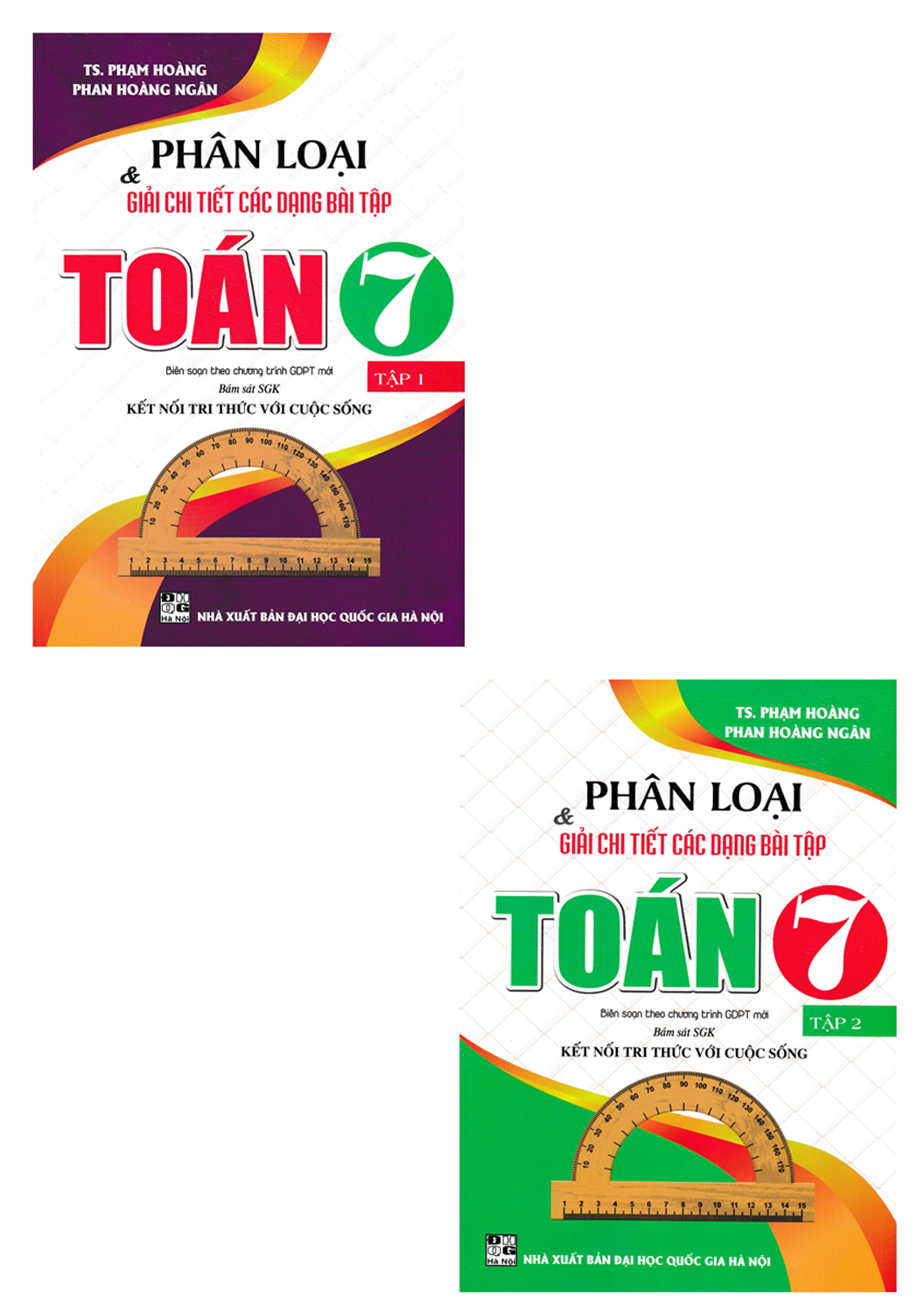 Sách tham khảo- Combo Phân Loại &amp; Giải Chi Tiết Các Dạng Bài Tập Toán 7 - Tập 1 +2 (Bám Sát SGK Kết Nối Tri Thức Với Cuộc Sống - Bộ 2 Cuốn)_HA