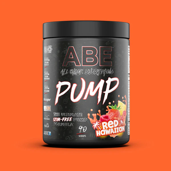 ABE PUMP , Pre-Workout Không Caffeine, Hỗ Trợ Pump Cơ, Tăng Sức Mạnh, Không Mất Ngủ | Applied