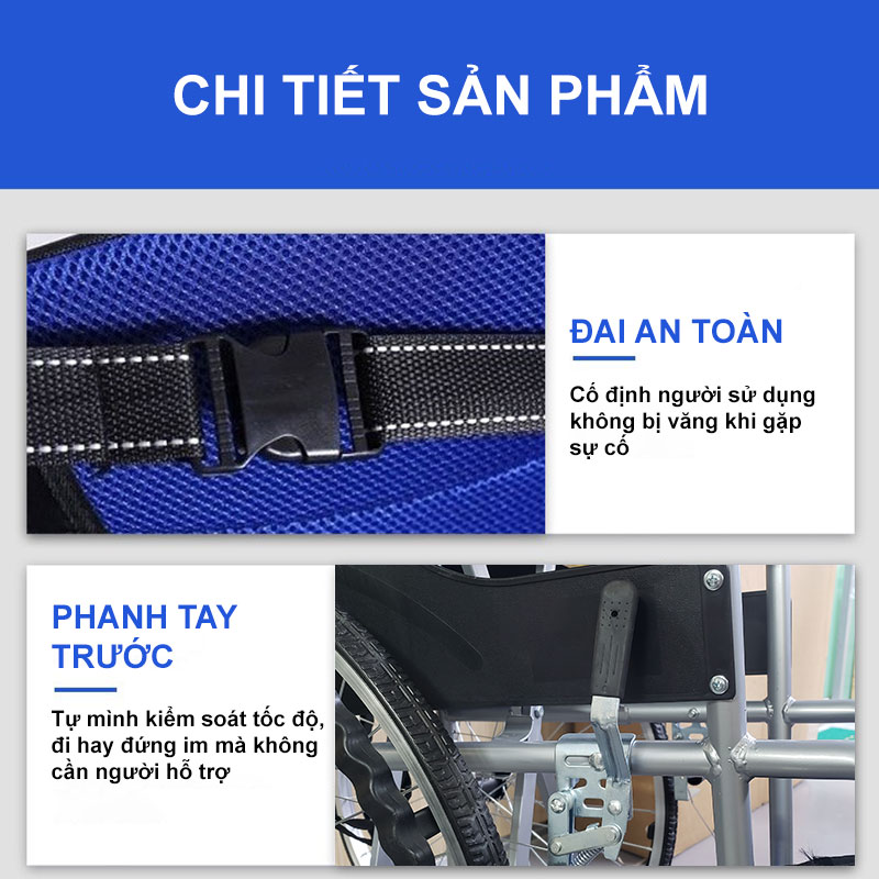 Xe lăn tay cơ bản cho người già, Nhiều mẫu lựa chọn - Hàng chính hãng NIKITA