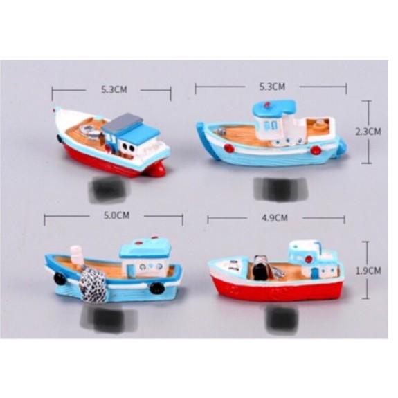 Mô Hình Thuyền Biển Trang Trí Tiểu Cảnh Tetarium - Trường Thịnh Sài Gòn